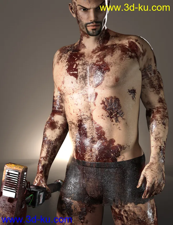 Ultimate Blood 'n Dirt for Genesis 3 Male(s)模型的图片2