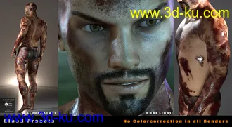 3D打印模型Ultimate Blood 'n Dirt for Genesis 3 Male(s)的图片