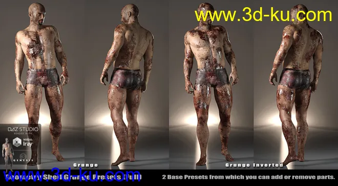 Ultimate Blood 'n Dirt for Genesis 3 Male(s)模型的图片10