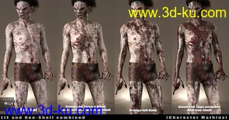 3D打印模型Ultimate Blood 'n Dirt for Genesis 3 Male(s)的图片