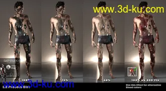 3D打印模型Ultimate Blood 'n Dirt for Genesis 3 Male(s)的图片