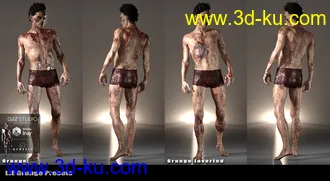 3D打印模型Ultimate Blood 'n Dirt for Genesis 3 Male(s)的图片