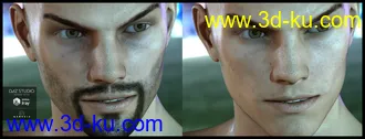 3D打印模型Ultimate Blood 'n Dirt for Genesis 3 Male(s)的图片