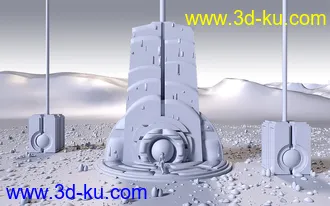 3D打印模型Ancient Alien Monoliths的图片