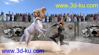 3D打印模型Ancient Greco-Roman Crowd Generator的图片