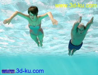 3D打印模型Breaststroke Swim Cycle for Genesis 8 Male(s) and Female(s的图片