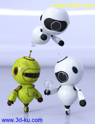 3D打印模型Cute Little Robot的图片