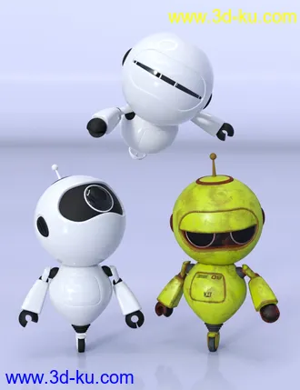 3D打印模型Cute Little Robot的图片