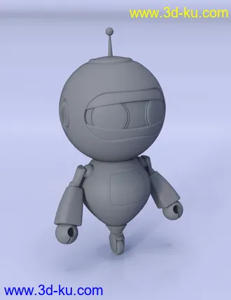 3D打印模型Cute Little Robot的图片