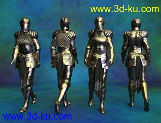 3D打印模型dForce Morphing Fantasy Armor for Genesis 8 Female(s)的图片