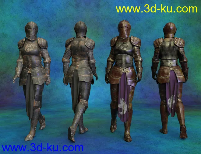 dForce Morphing Fantasy Armor for Genesis 8 Female(s)模型的图片9