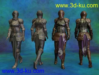 3D打印模型dForce Morphing Fantasy Armor for Genesis 8 Female(s)的图片