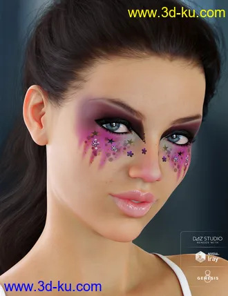 3D打印模型Enchanted Fantasy Makeup for Genesis 8 Female(s)的图片