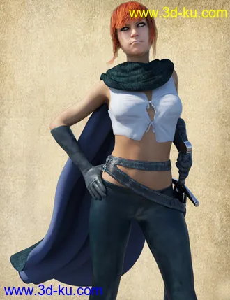 3D打印模型Fantasy Fighter for Genesis 8 Female(s)的图片