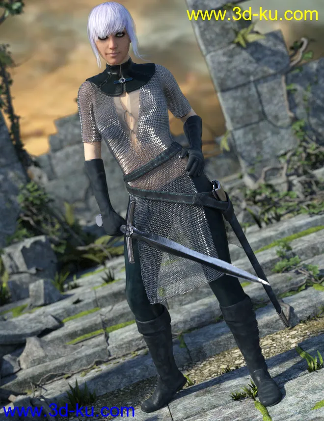 Fantasy Fighter for Genesis 8 Female(s)模型的图片6