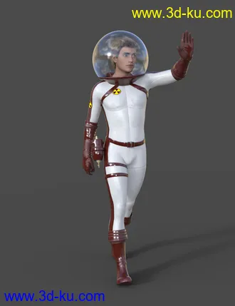 3D打印模型Sci-Fi Retro Space Suit for Genesis 8 Male(s)的图片