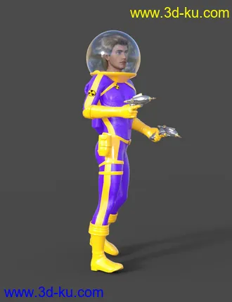 3D打印模型Sci-Fi Retro Space Suit for Genesis 8 Male(s)的图片