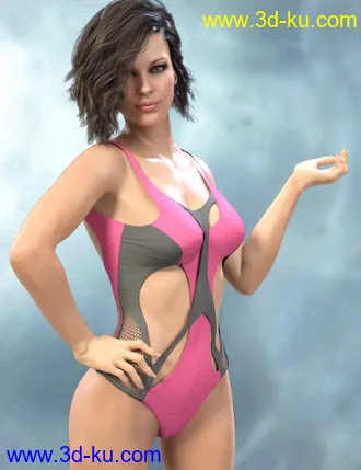 3D打印模型X-Fashion Sport Bodysuit for Genesis 8 Female(s)的图片