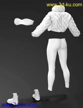 3D打印模型X-Fashion Street Dancer Outfit for Genesis 8 Female(s)的图片