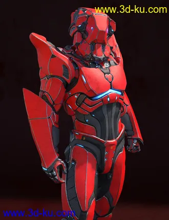 3D打印模型A.N.T.S. Armored Nano Tech Suit for Genesis 8 Male(s)的图片