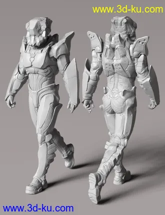 3D打印模型A.N.T.S. Armored Nano Tech Suit for Genesis 8 Male(s)的图片