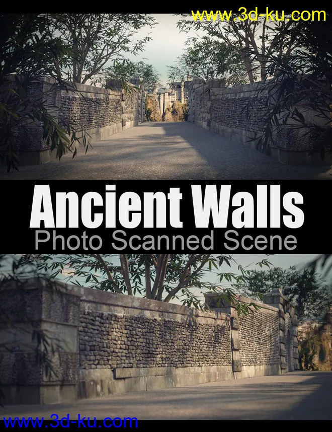 Ancient Walls - Photo Scanned Scene模型的图片1