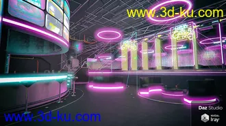 3D打印模型Cyberpunk Night Club的图片