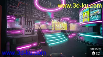 3D打印模型Cyberpunk Night Club的图片