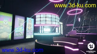 3D打印模型Cyberpunk Night Club的图片