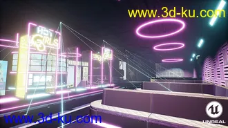 3D打印模型Cyberpunk Night Club的图片