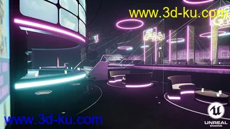 3D打印模型Cyberpunk Night Club的图片