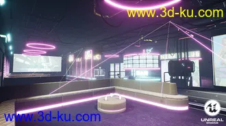 3D打印模型Cyberpunk Night Club的图片