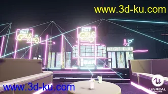 3D打印模型Cyberpunk Night Club的图片