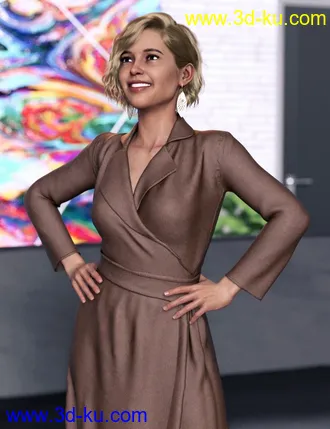 3D打印模型dforce Samantha Outfit For Genesis 8 Females的图片