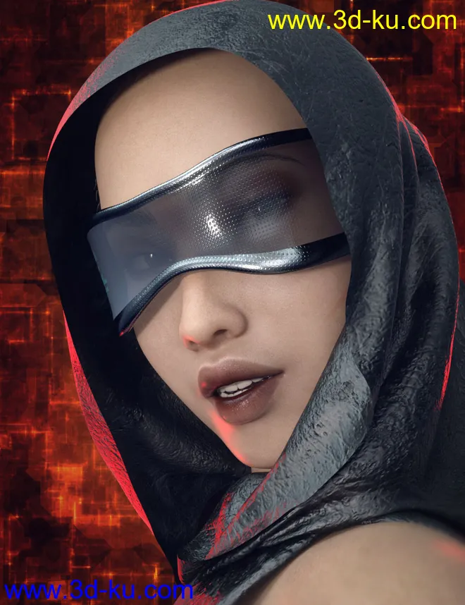 Gothica For Genesis 8 Female And Cyberpunk Place模型的图片1