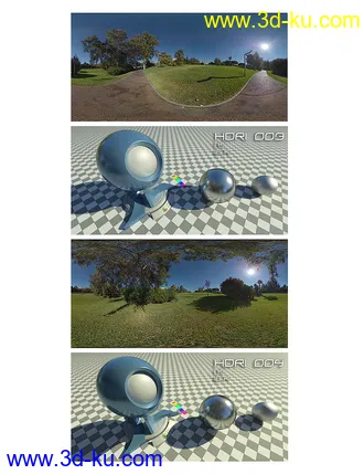 3D打印模型HDRI Clean Skies Parks的图片