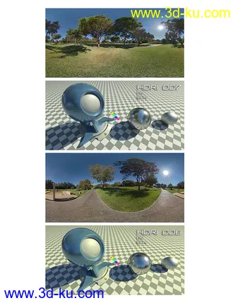 3D打印模型HDRI Clean Skies Parks的图片