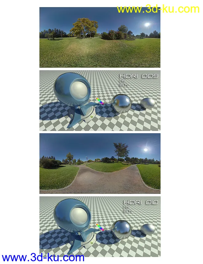 HDRI Clean Skies Parks模型的图片15