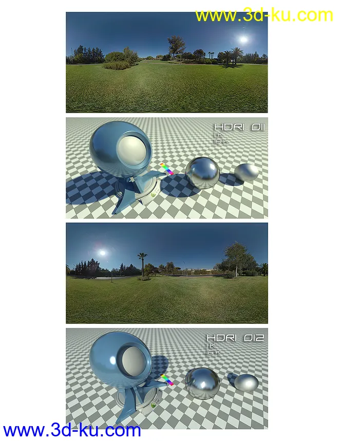 HDRI Clean Skies Parks模型的图片16