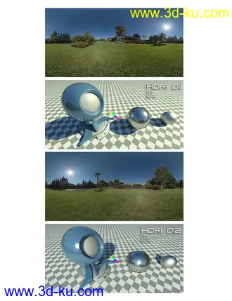 3D打印模型HDRI Clean Skies Parks的图片