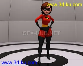 3D打印模型Helen Parr for G8F的图片