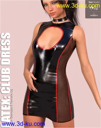 3D打印模型Latex - Club Dress的图片