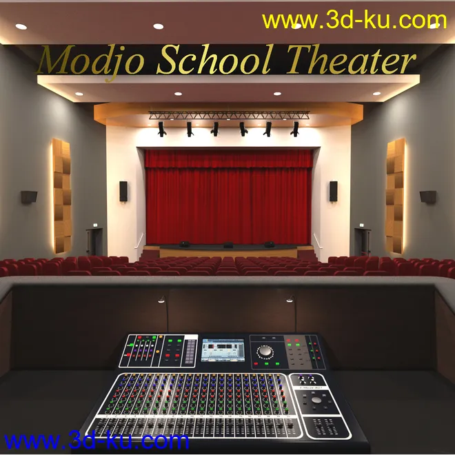 Modjo School Theater模型的图片1