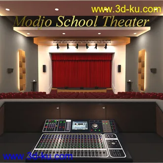 3D打印模型Modjo School Theater的图片