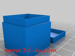 3D打印模型带盖的储物盒的图片