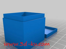 3D打印模型带盖的储物盒的图片