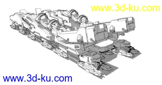 3D打印模型高达00 一组的图片