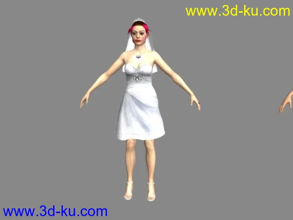 《僵尸围城2》中的那个僵尸新娘和另一个MM模型的图片3
