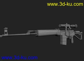 3D打印模型SVD S狙击枪的图片