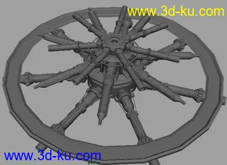 3D打印模型新手作品---空间站的图片